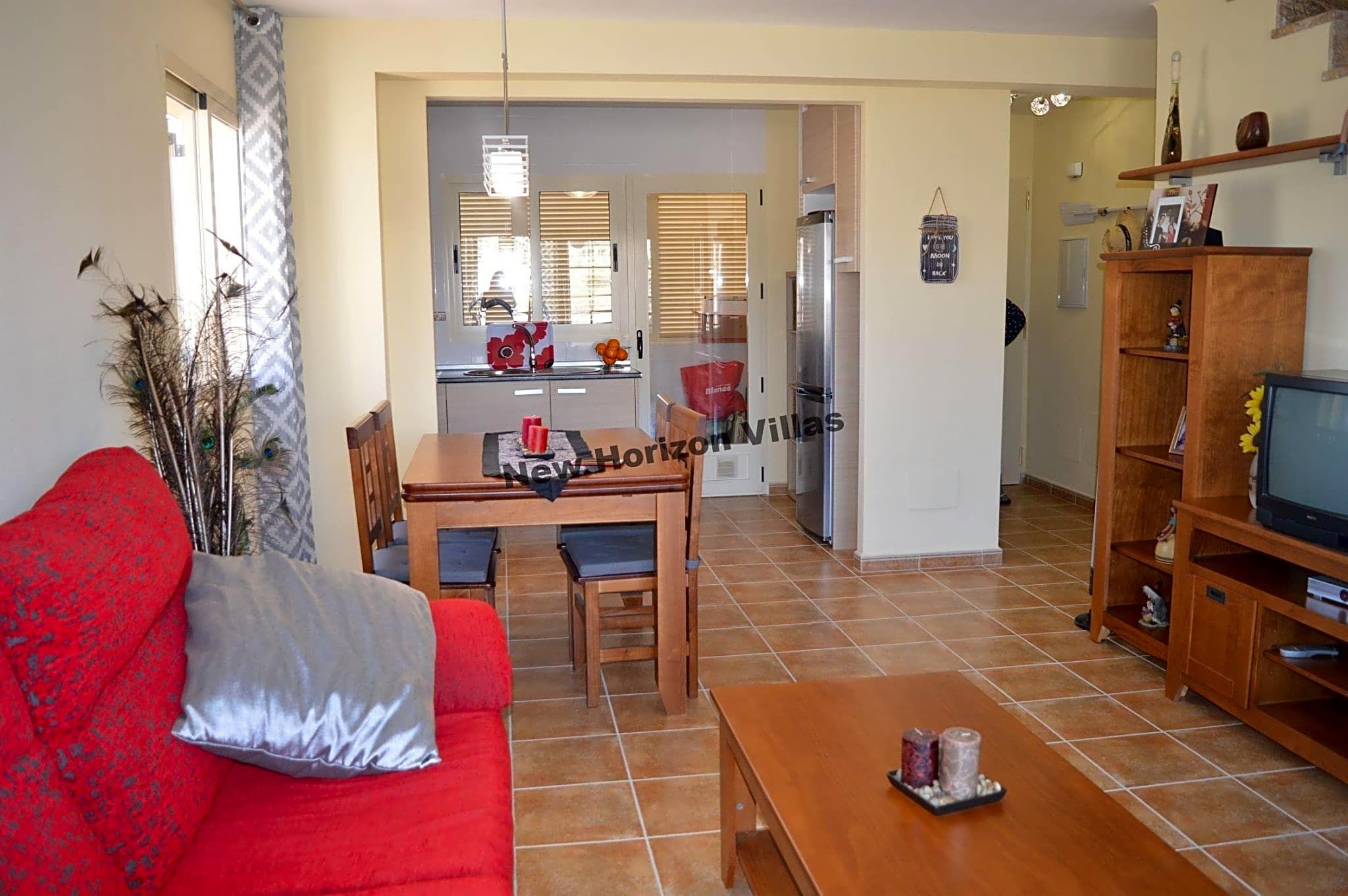 Living room of House or chalet for sale in Zurgena  with Terrace, Furnished and Community pool