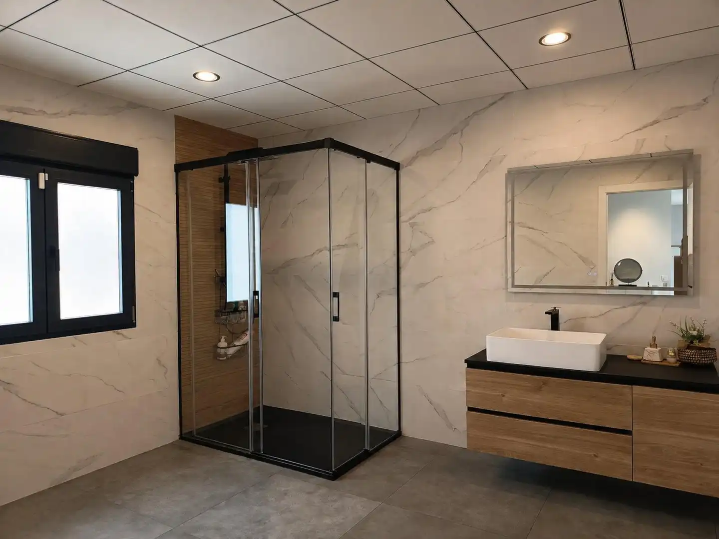 Baño de Casa o chalet en venta en Els Pallaresos con Aire acondicionado, Calefacción y Terraza