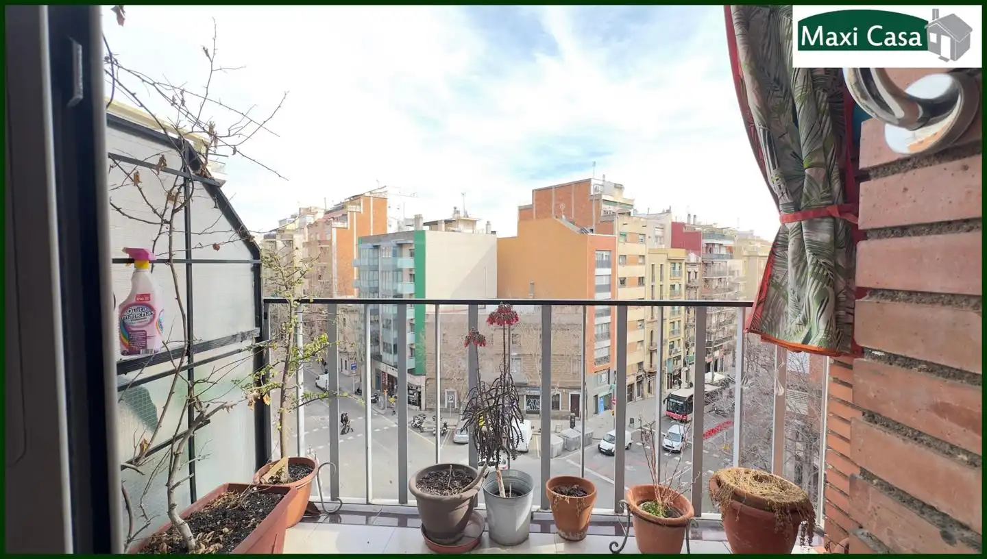 Balcony of Flat for sale in Barcelona  with Heating, Parquet flooring and Terrace