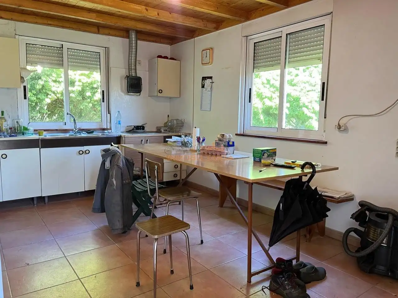 Kitchen of Houses for sale in Narón  with Private garden, Storage room and Furnished