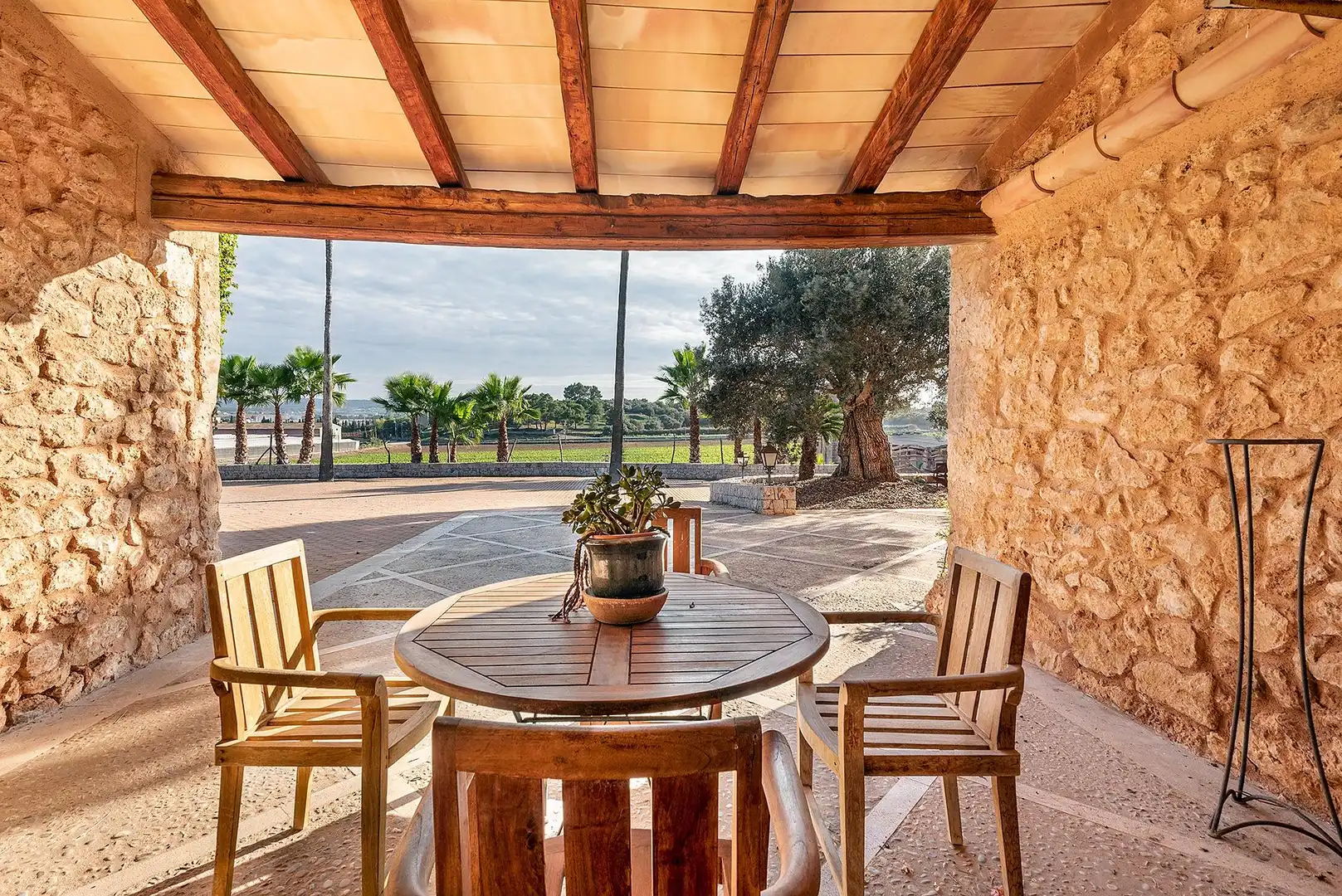 Terraza de Finca rústica en venta en  Palma de Mallorca con Calefacción, Jardín privado y Terraza