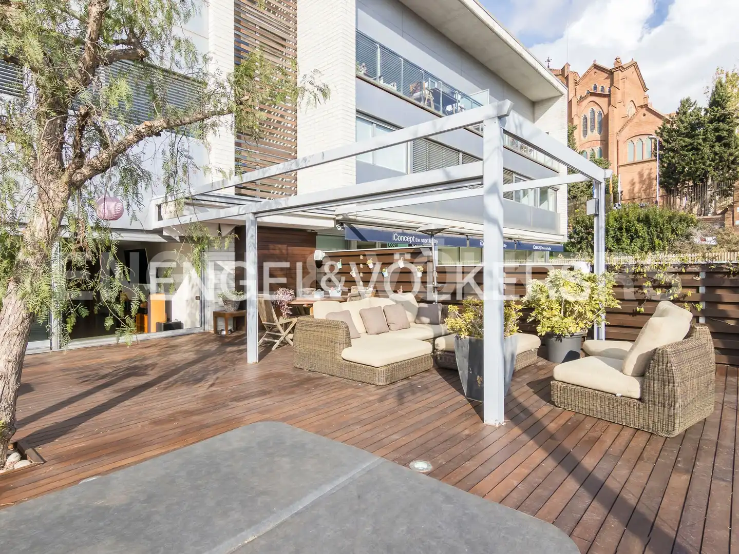 Terraza de Casa adosada en venta en Sarrià - Sant Gervasi