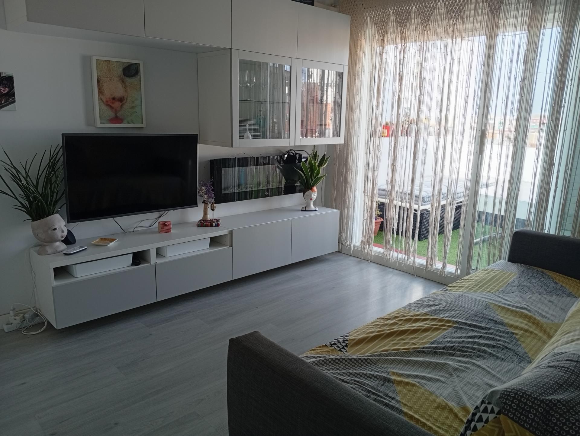 Living room of Attic for sale in  Barcelona Capital  with Heating