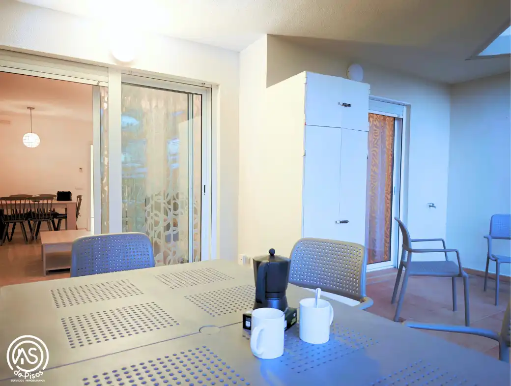 Schlafzimmer von Wohnung zur Miete in Mont-roig del Camp mit Klimaanlage, Heizung und Privatgarten