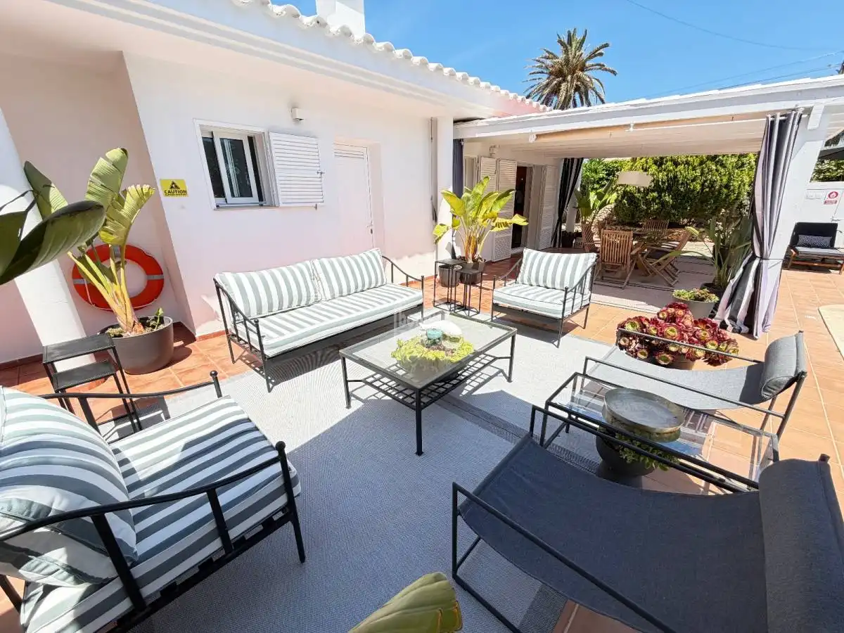 Terraza de Casa o chalet en venta en Sant Lluís con Calefacción, Jardín privado y Terraza