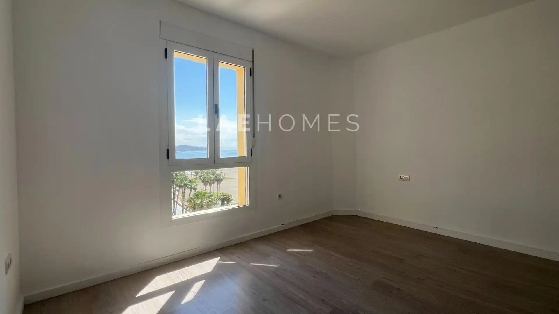 Schlafzimmer von Dachboden zur Miete in Málaga mit Parkett