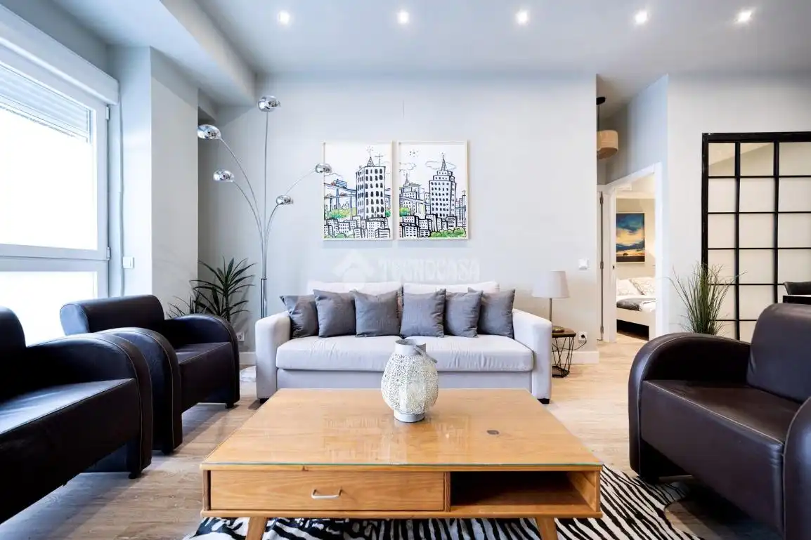 Living room of Flat for sale in Madrid