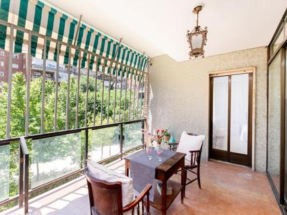 Terrace of Flat for sale in  Madrid Capital  with Terrace and Balcony