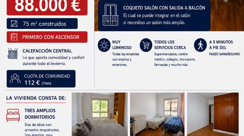 Foto 2 de Piso en venta en Calle Goya, Centro, Puertollano