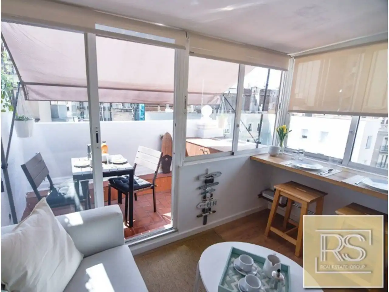 Terrassa de Àtic de lloguer en Barcelona amb Aire condicionat, Calefacció i Parquet