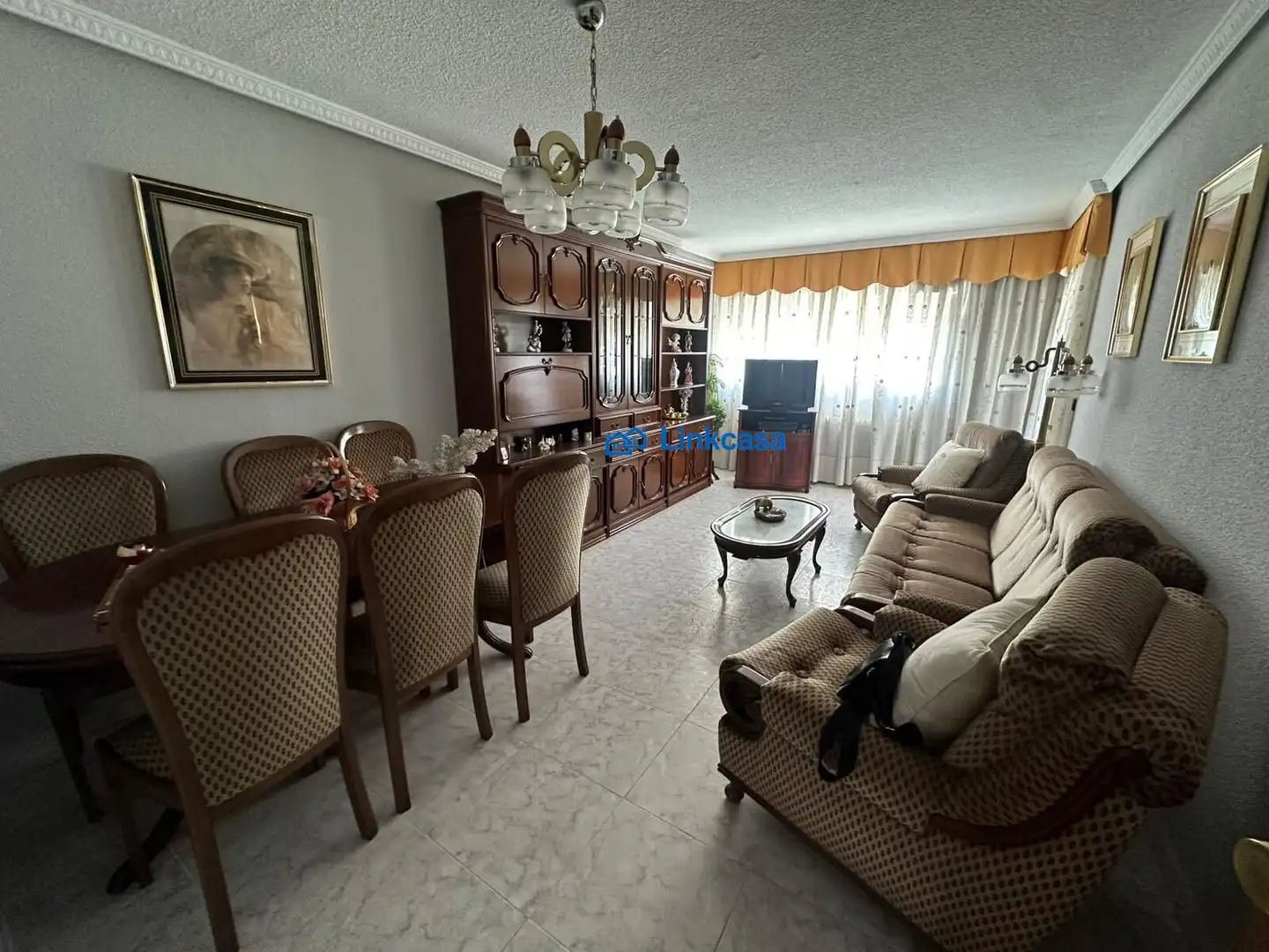 Living room of Flat for sale in  Madrid Capital  with Heating and Terrace