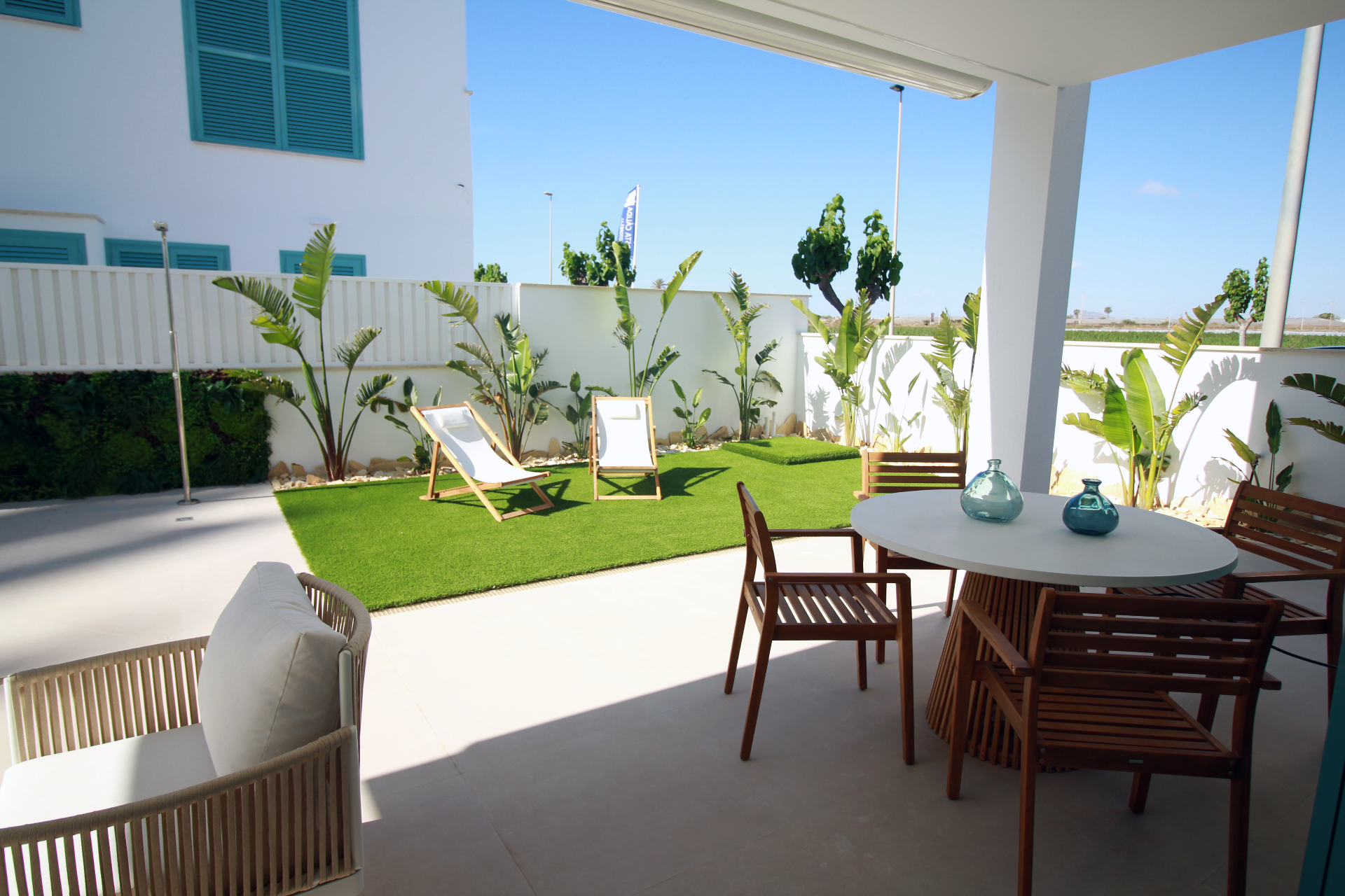 Terrace of Apartment for sale in Pilar de la Horadada  with Air Conditioner, Heating and Private garden