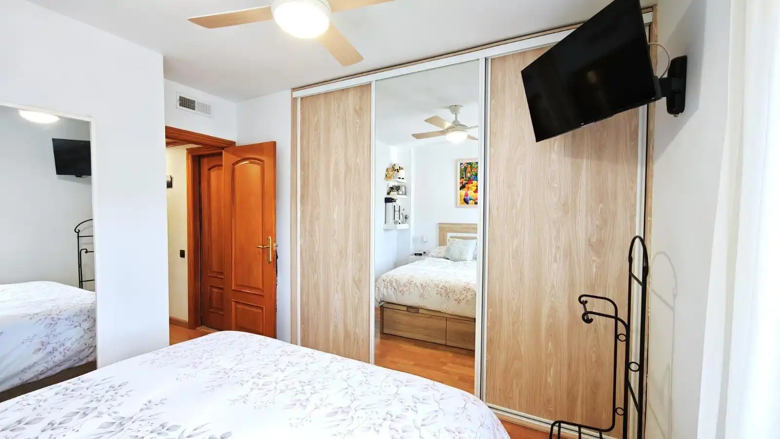 Bedroom of Flat for sale in Martorell  with Air Conditioner, Heating and Balcony