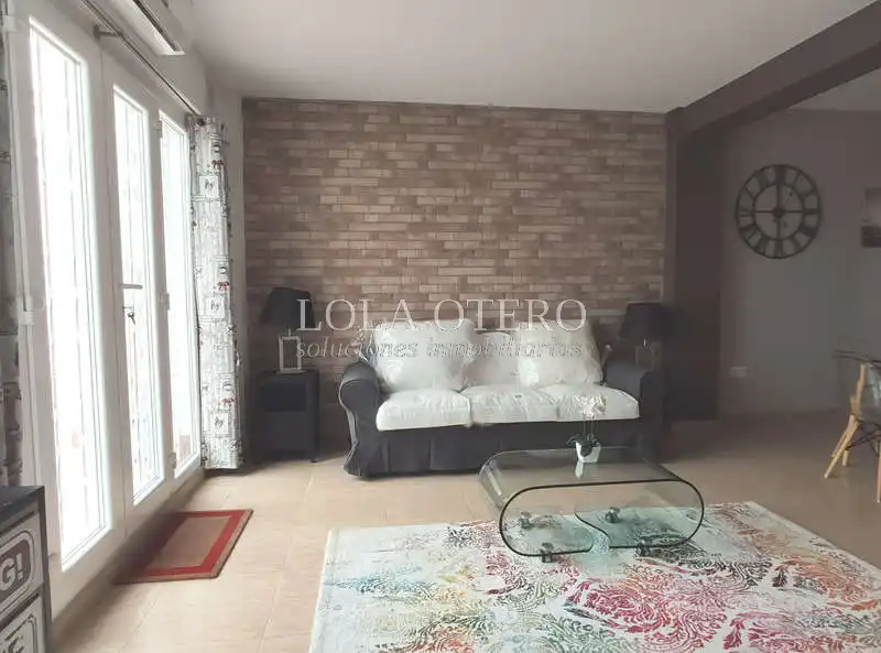 Sala de estar de Ático de alquiler en Valencia con Aire acondicionado, Calefacción y Terraza