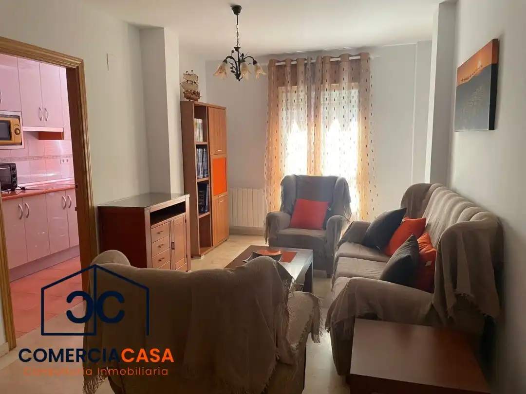 Living room of Flat for rent in Armilla  with Heating, Terrace and Furnished