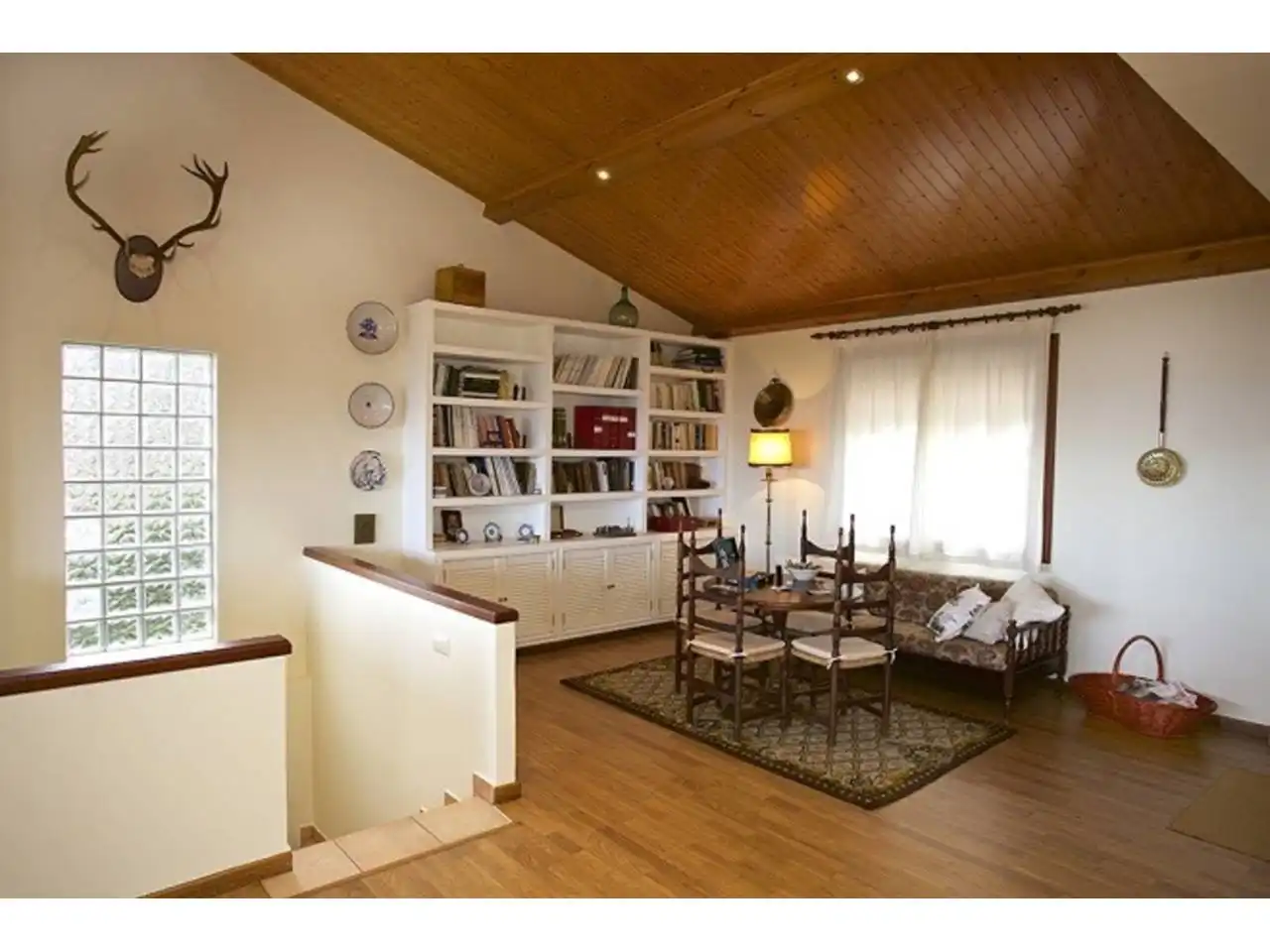 Wohnzimmer von Haus oder Chalet zur Miete in Baiona mit Heizung, Privatgarten und Terrasse