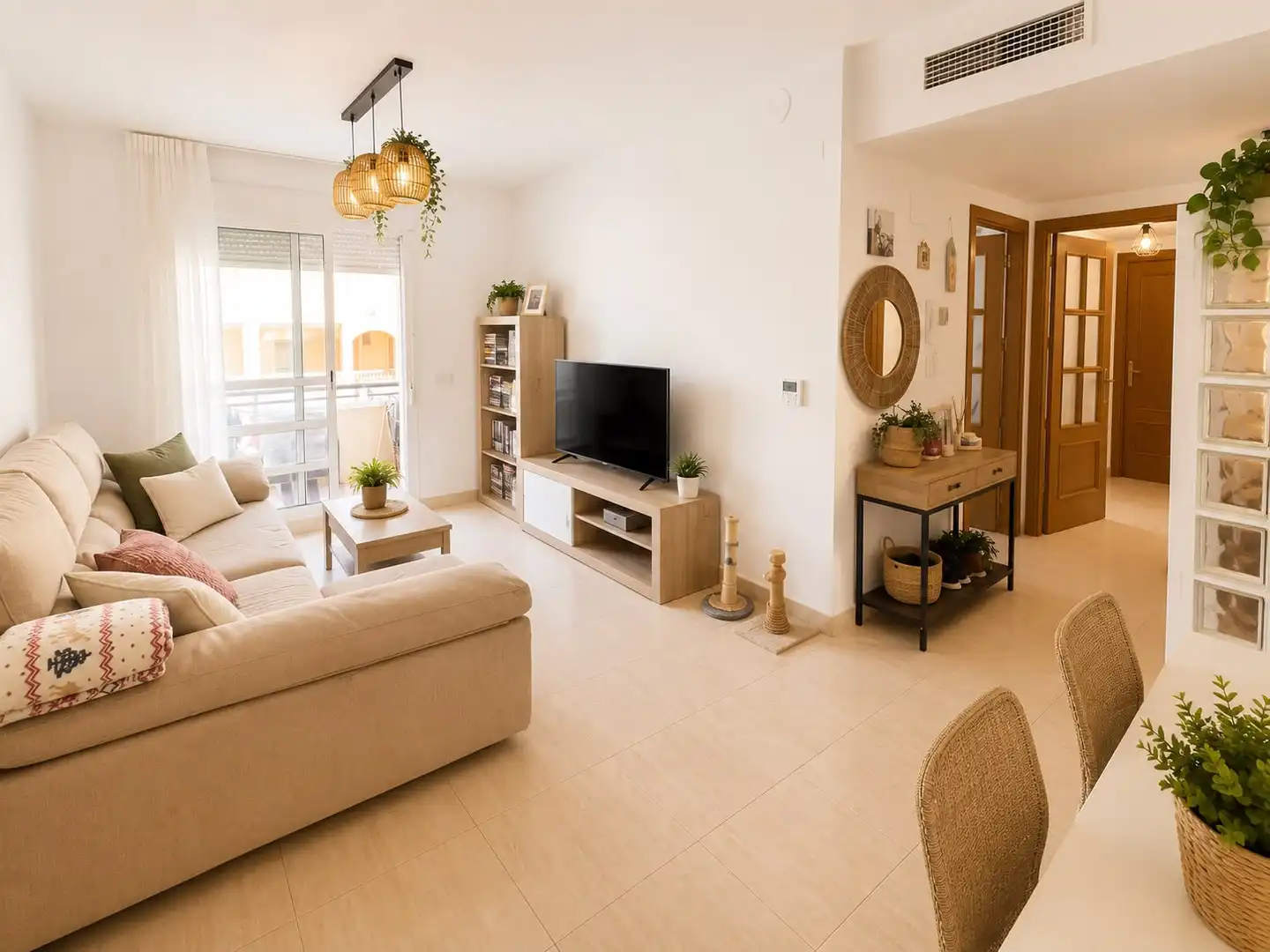 Living room of Apartments for sale in Mijas  with Air Conditioner, Terrace and Storage room