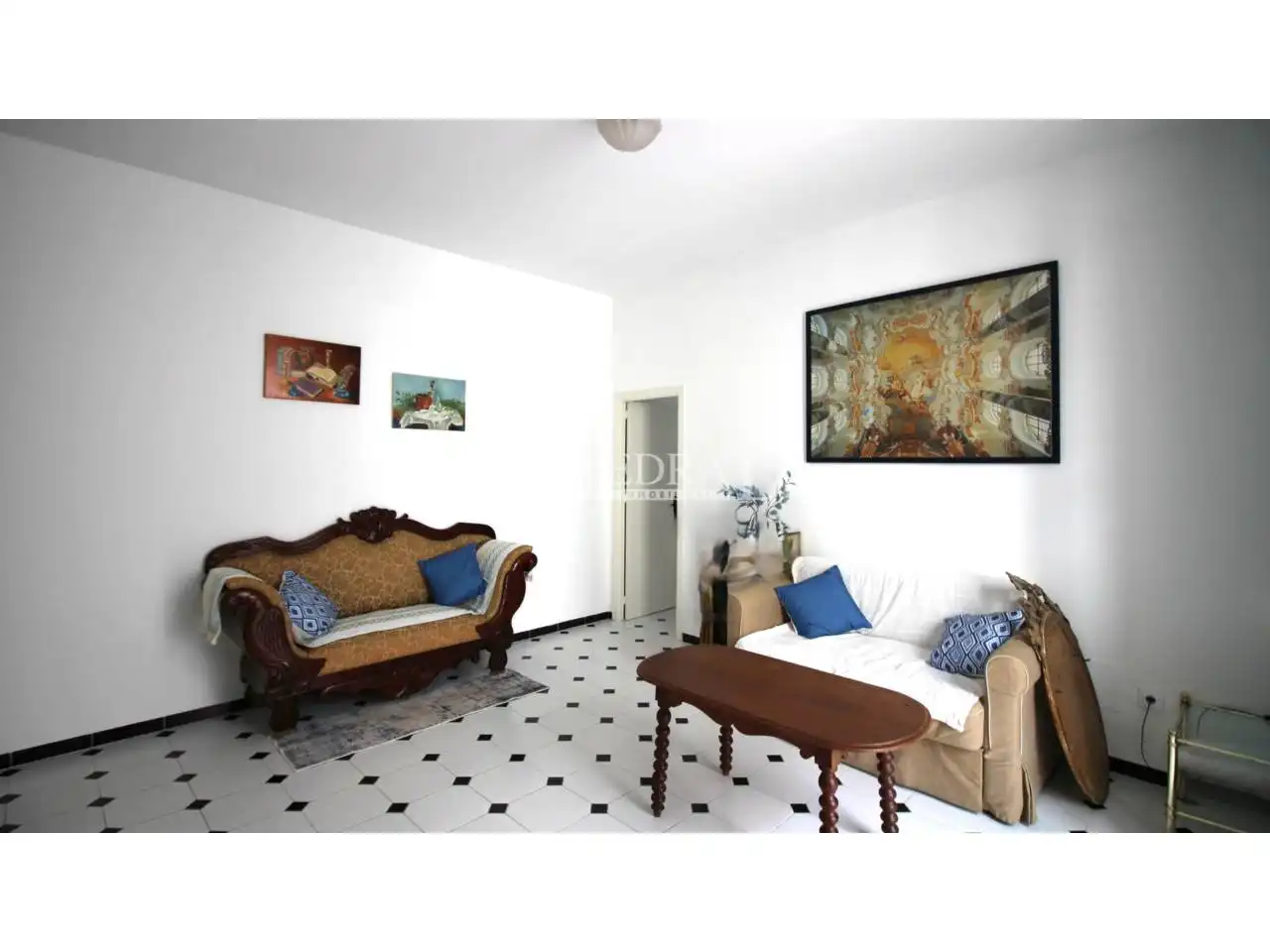 Sala d'estar de Apartament de lloguer en Sevilla amb Aire condicionat, Moblat i Balcó
