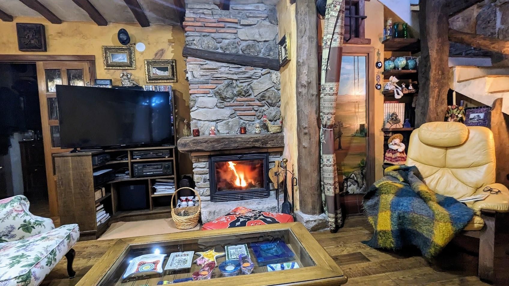 Living room of House or chalet for sale in  Madrid Capital  with Heating and Private garden