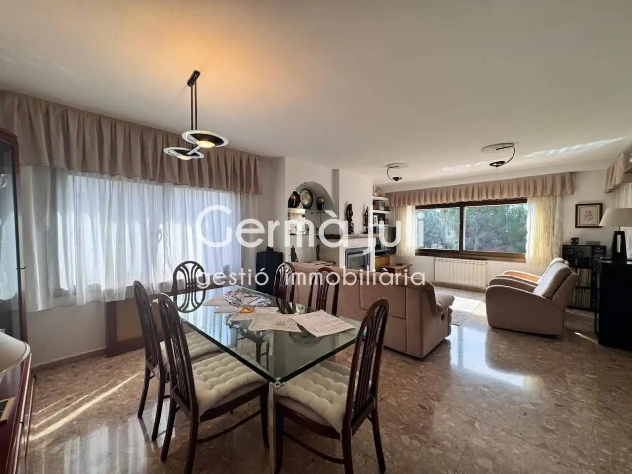 Dining room of Houses for sale in Badalona  with Heating, Private garden and Terrace