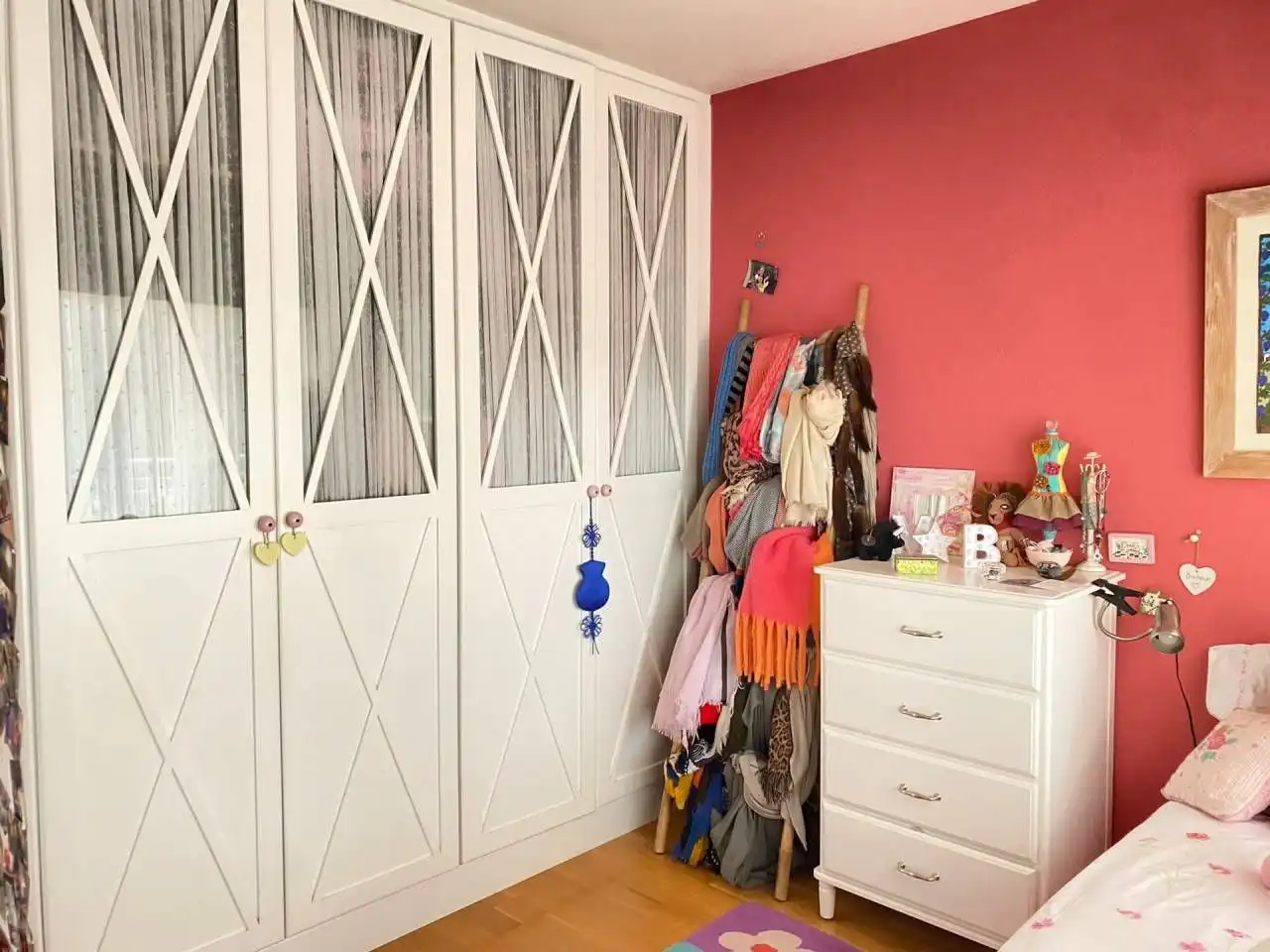 Bedroom of Houses for sale in Molina de Segura  with Air Conditioner, Private garden and Parquet flooring