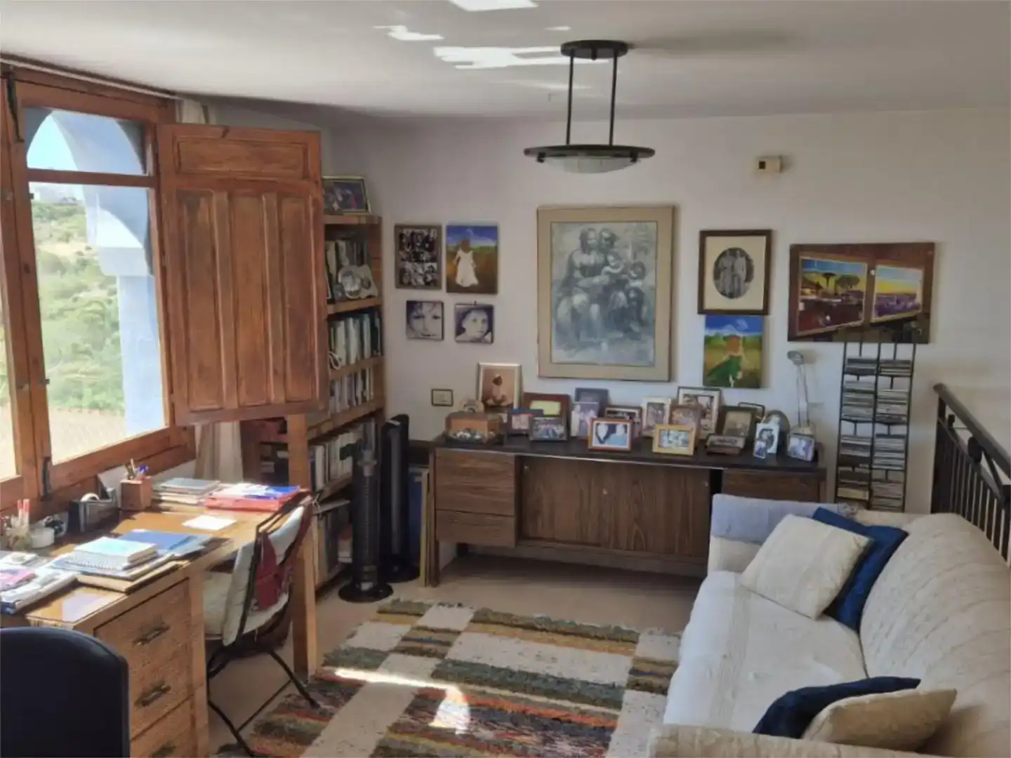 Sala de estar de Casa o chalet en venta en Mojácar con Aire acondicionado y Piscina