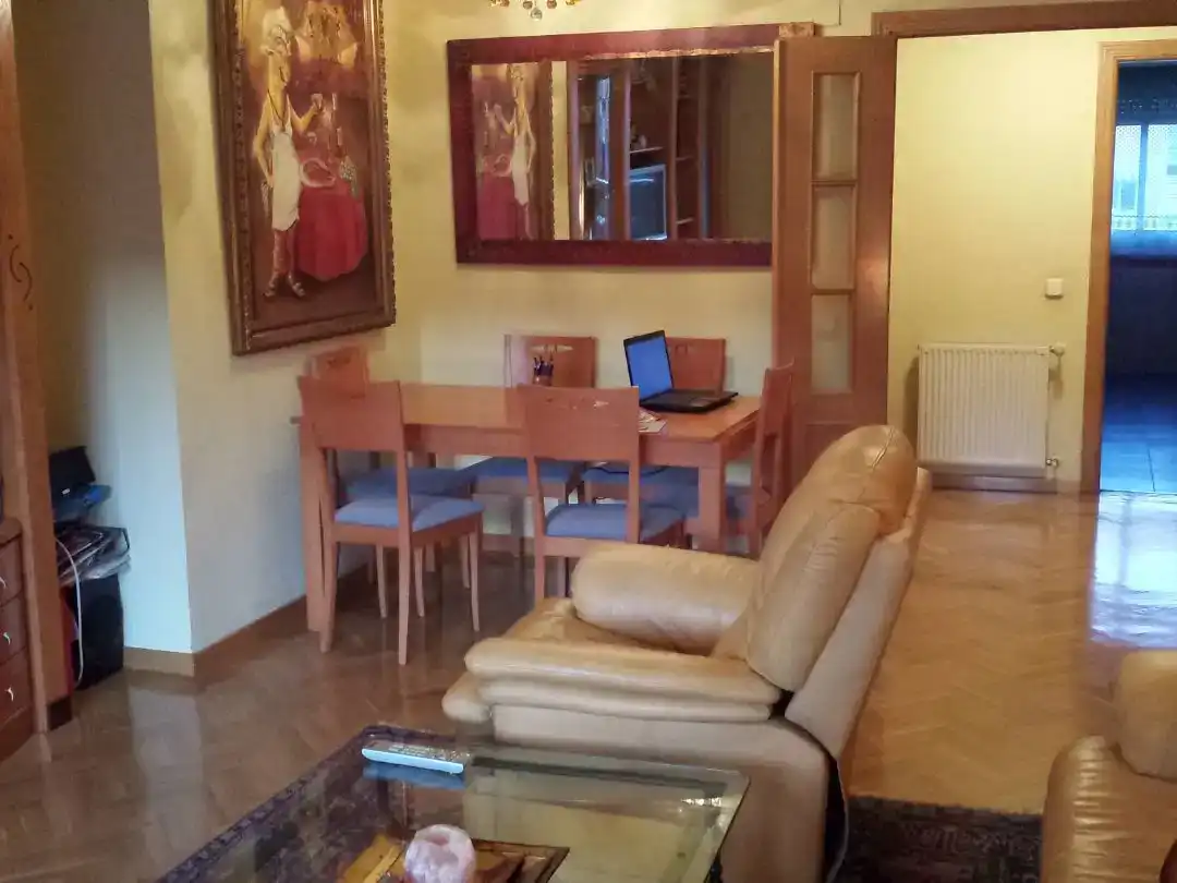 Esszimmer von Wohnung zur Miete in  Madrid Capital mit Klimaanlage und Schwimmbad