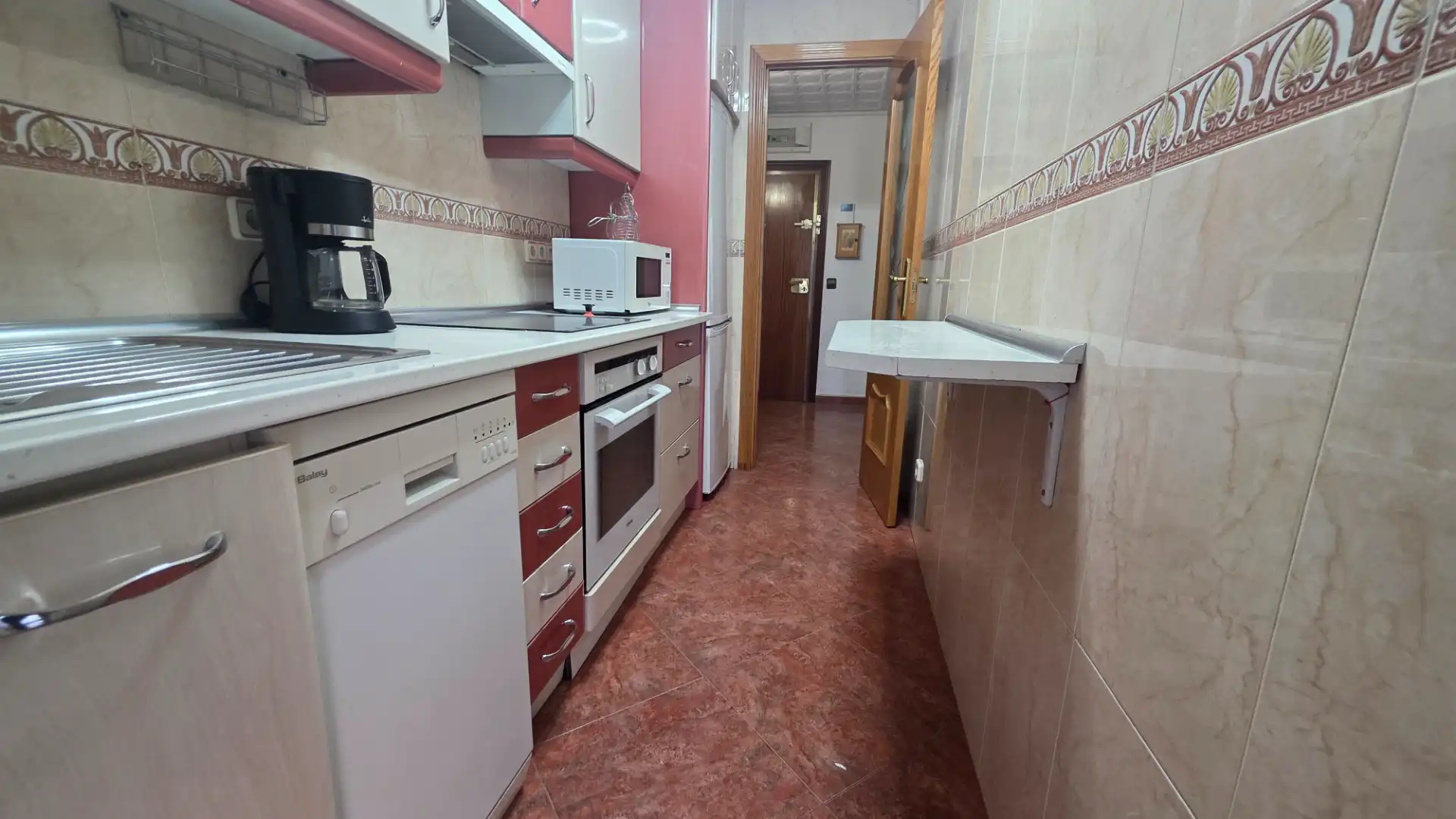 Kitchen of Flat for sale in Madrid  with Parquet flooring and Terrace