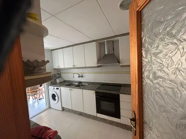 Cocina de Apartamento en venta en Sueca con Aire acondicionado, Jardín privado y Terraza