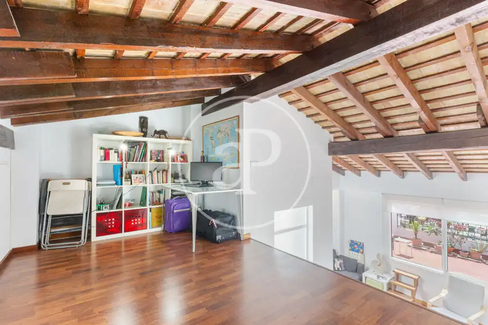 Sala de estar de Ático en venta en Valencia con Aire acondicionado, Calefacción y Terraza