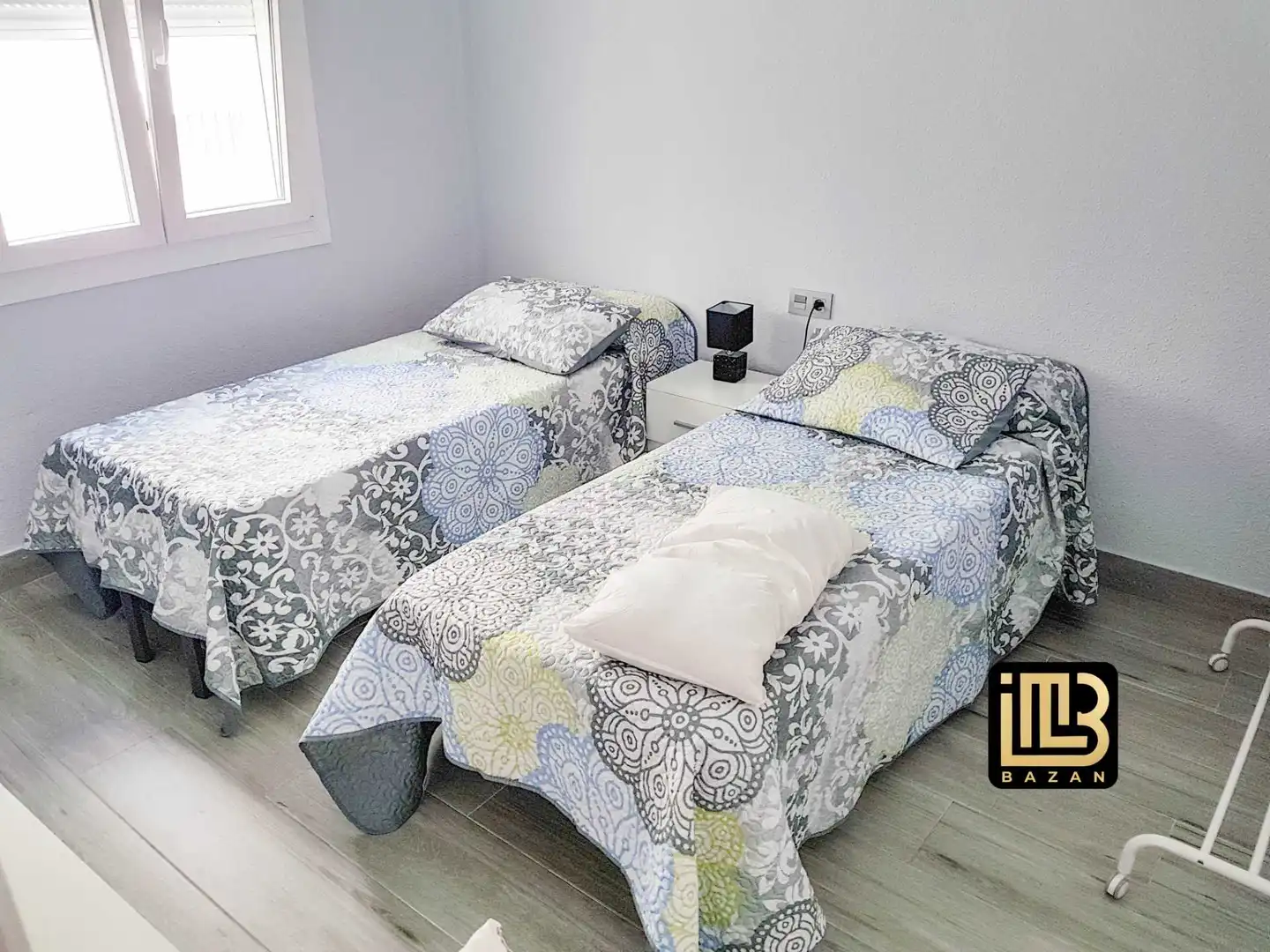 Schlafzimmer von Wohnung zur Miete in Málaga mit Klimaanlage, Heizung und Terrasse