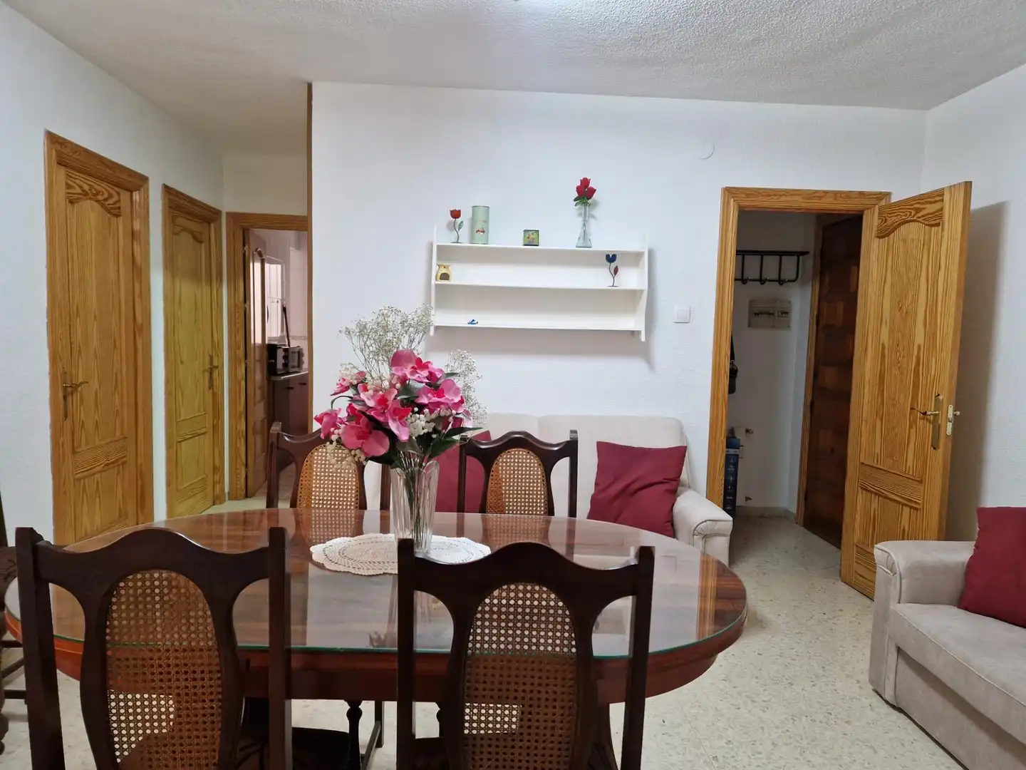 Dining room of Flat for rent in Granada  with Heating and Furnished