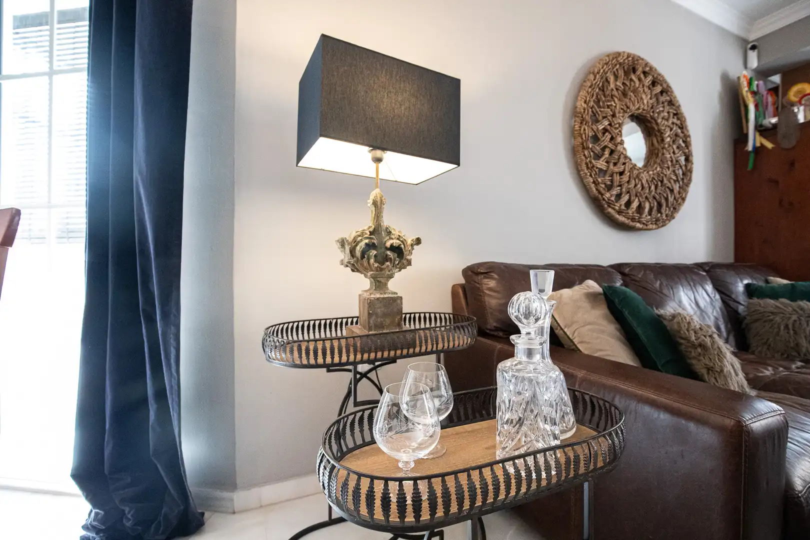 Sala de estar de Casa adosada de alquiler en Estepona con Terraza, Piscina y Amueblado