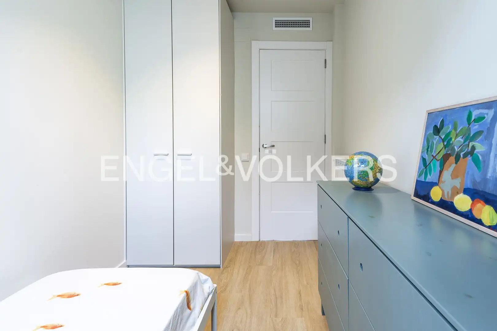 Schlafzimmer von Maisonette zum Verkauf in Barcelona mit Klimaanlage, Heizung und Parkett