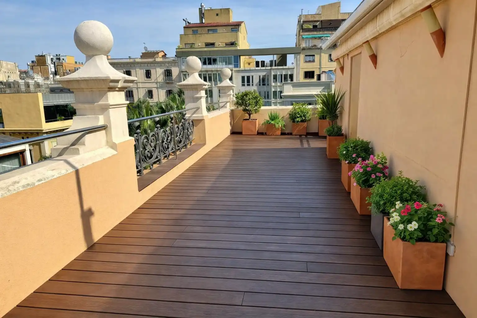 Terrace of Flat for sale in Barcelona  with Air Conditioner, Heating and Parquet flooring
