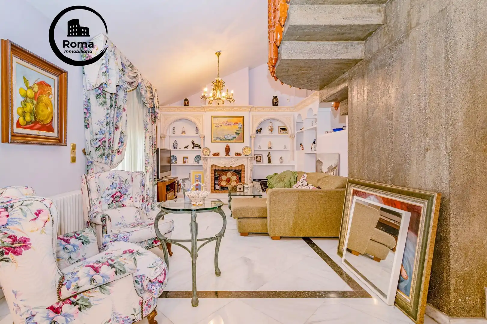 Sala de estar de Casa o chalet en venta en La Zubia con Calefacción, Jardín privado y Terraza