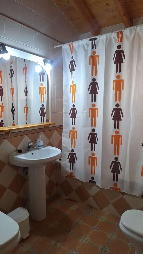 Badezimmer von Country house zur Miete in Vélez-Málaga mit Privatgarten, Terrasse und Schwimmbad