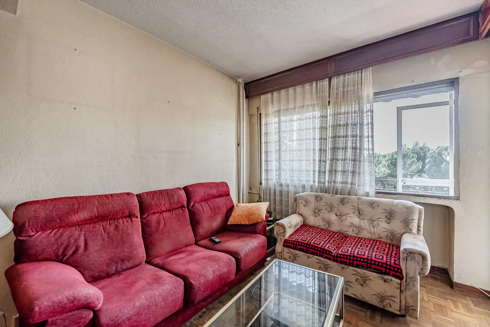 Wohnzimmer von Wohnung zum Verkauf in Madrid mit Heizung, Terrasse und Möbliert