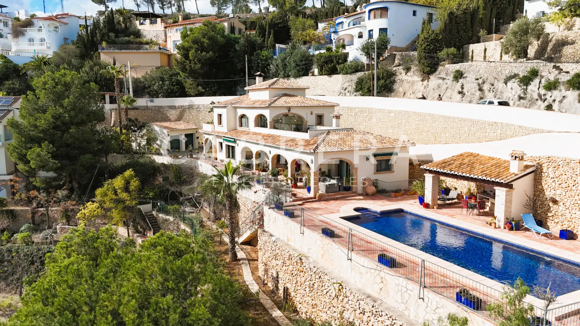 Vista exterior de Casa o chalet en venta en Benissa con Aire acondicionado, Calefacción y Jardín privado