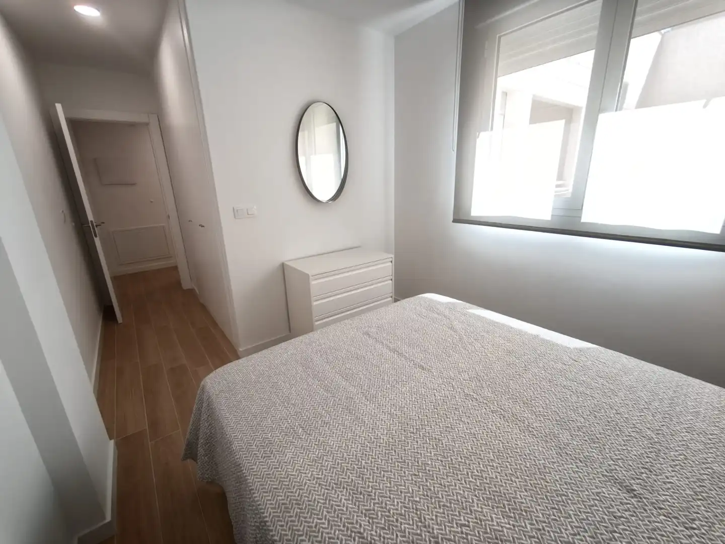 Bedroom of Flat for rent in Albacete  with Air Conditioner, Heating and Storage room