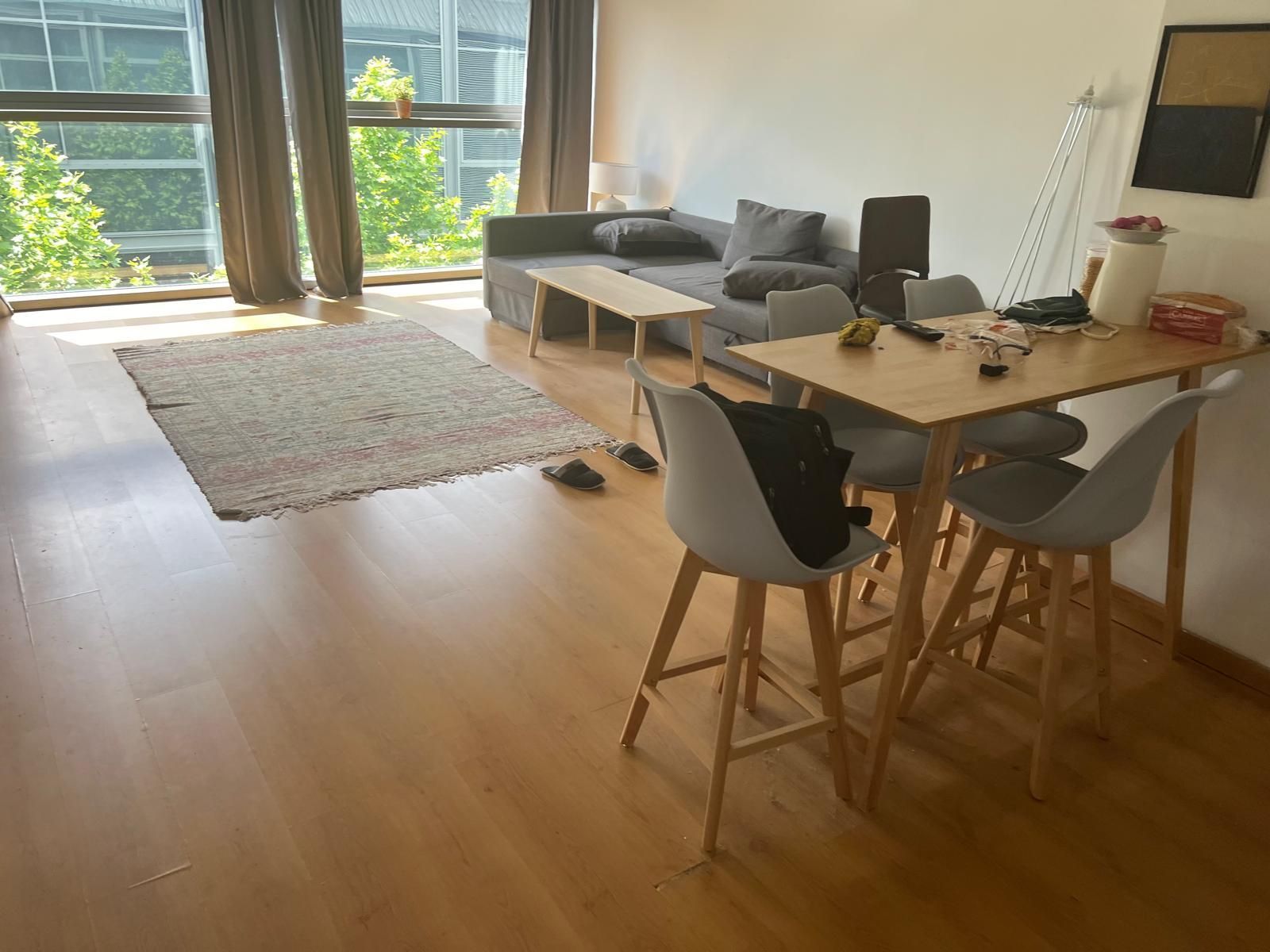 Living room of Flat for sale in Alcalá de Henares  with Air Conditioner, Private garden and Storage room