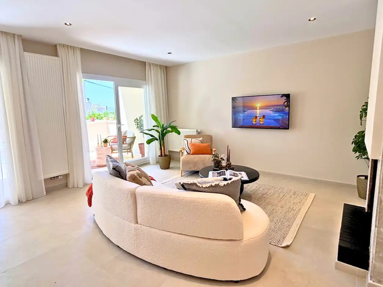 Sala d'estar de Casa o xalet en venda en  Palma de Mallorca amb Aire condicionat, Calefacció i Jardí privat