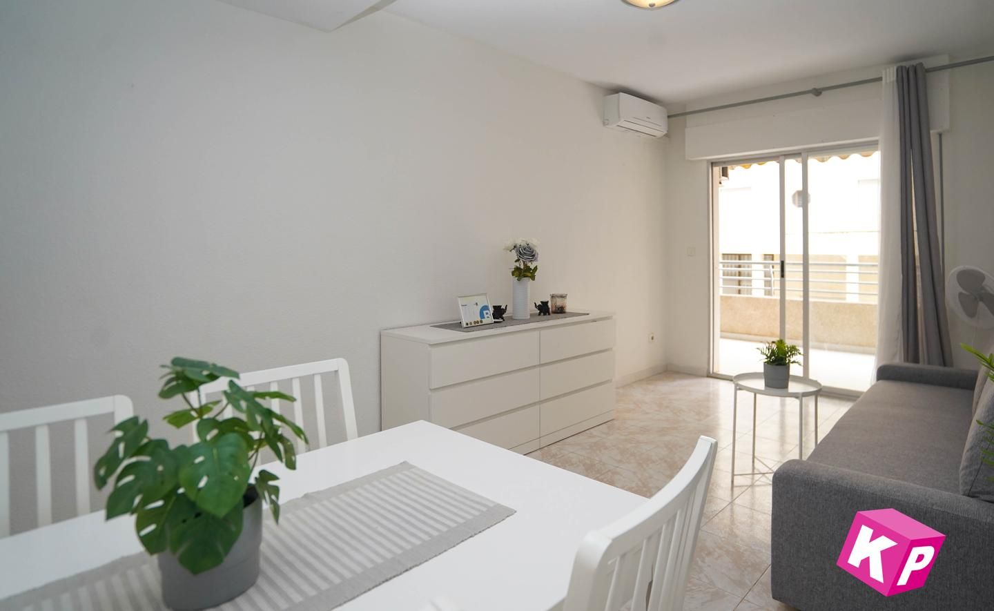Bedroom of Flat for sale in Santa Pola  with Air Conditioner, Terrace and Furnished