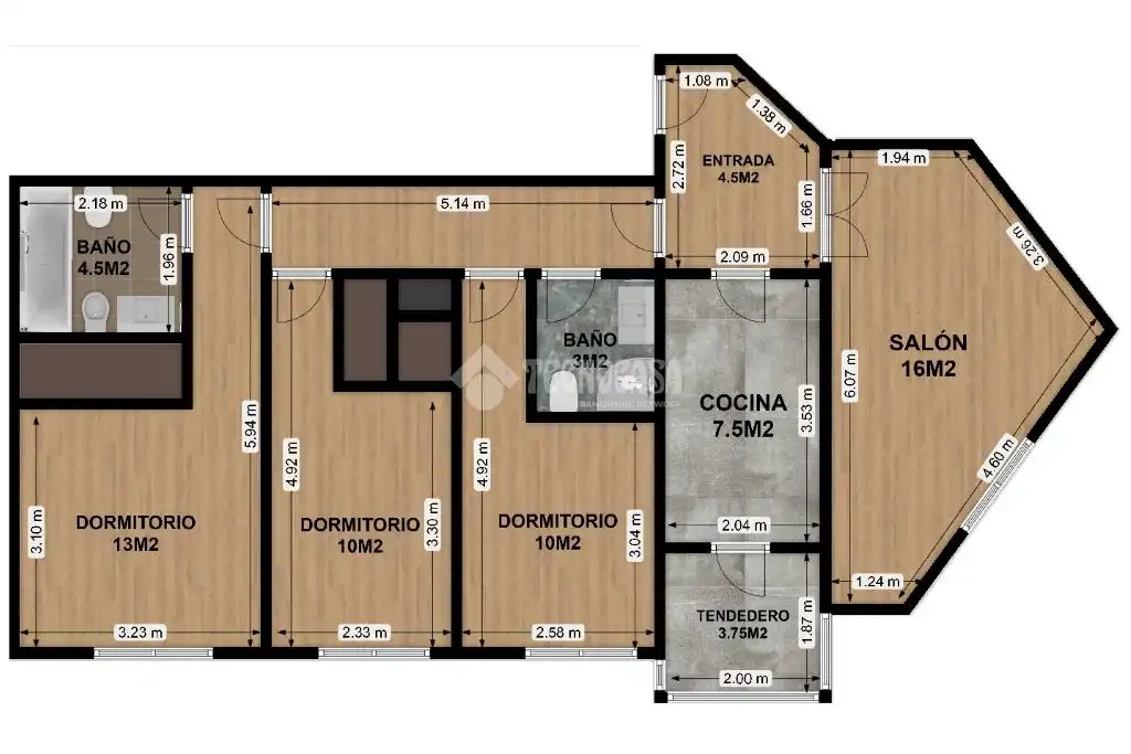 Piso en venta en Getafe con Calefacción y Trastero