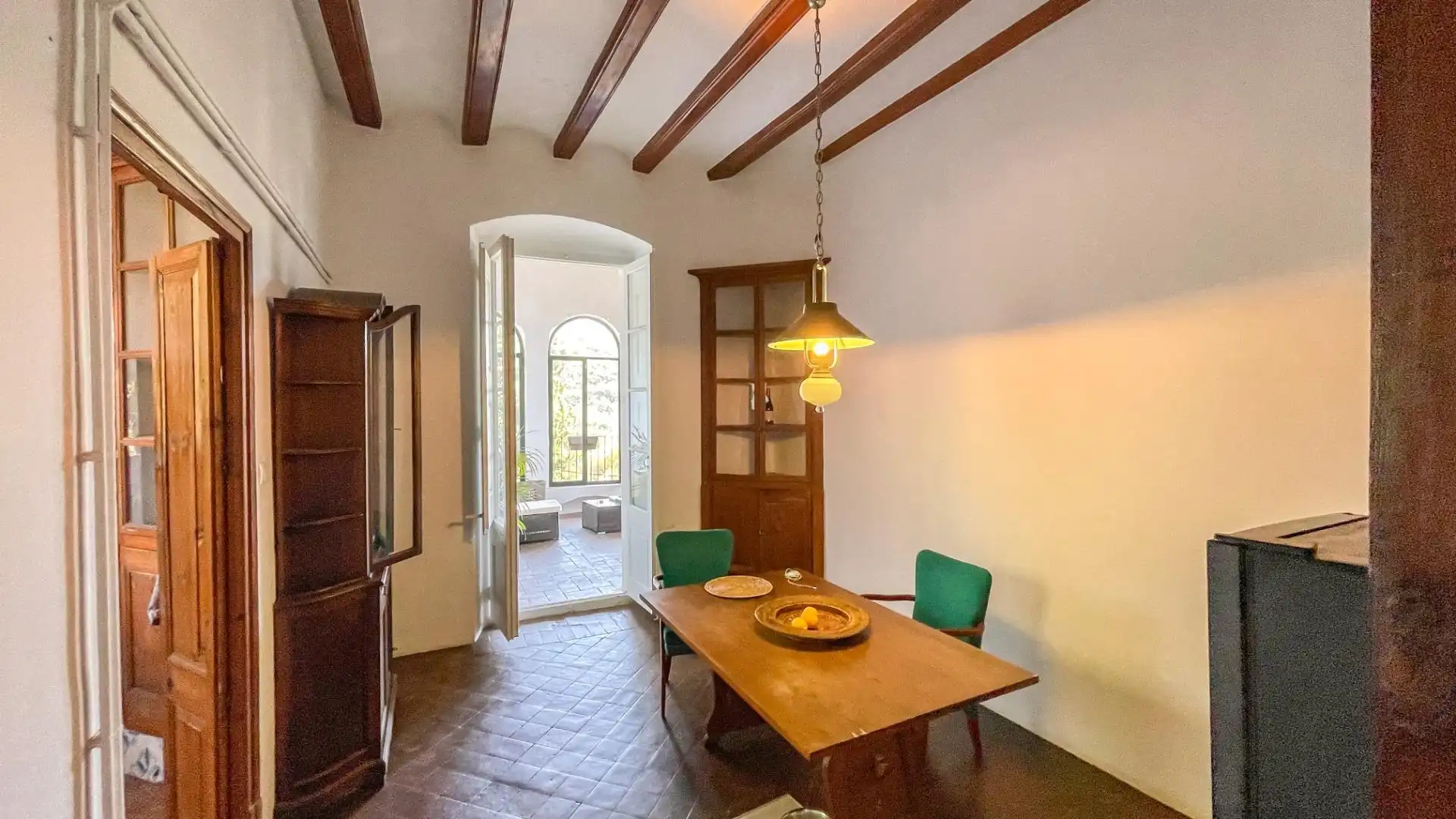 Esszimmer von Wohnung zur Miete in Cabrils mit Heizung, Privatgarten und Balkon