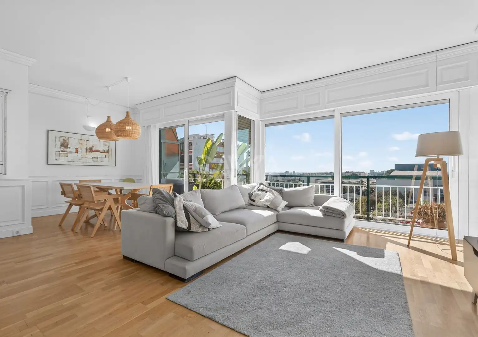 Sala de estar de Piso en venta en Barcelona con Aire acondicionado, Calefacción y Parquet