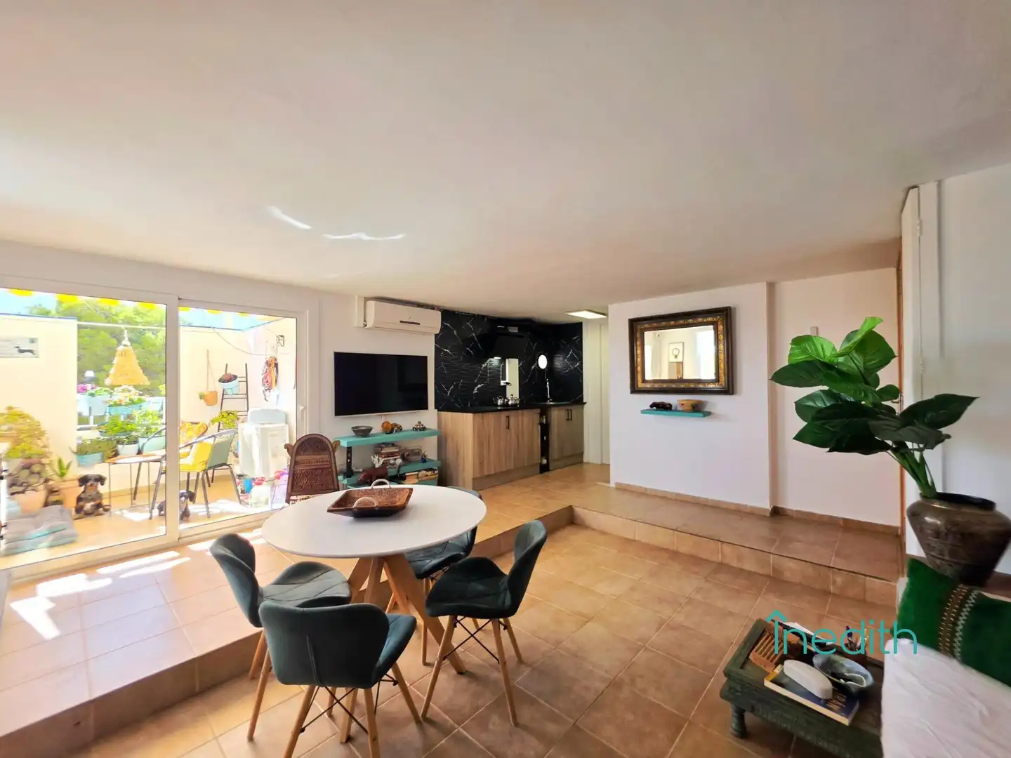 Wohnzimmer von Wohnung zum Verkauf in Sant Pere de Ribes mit Klimaanlage, Heizung und Terrasse