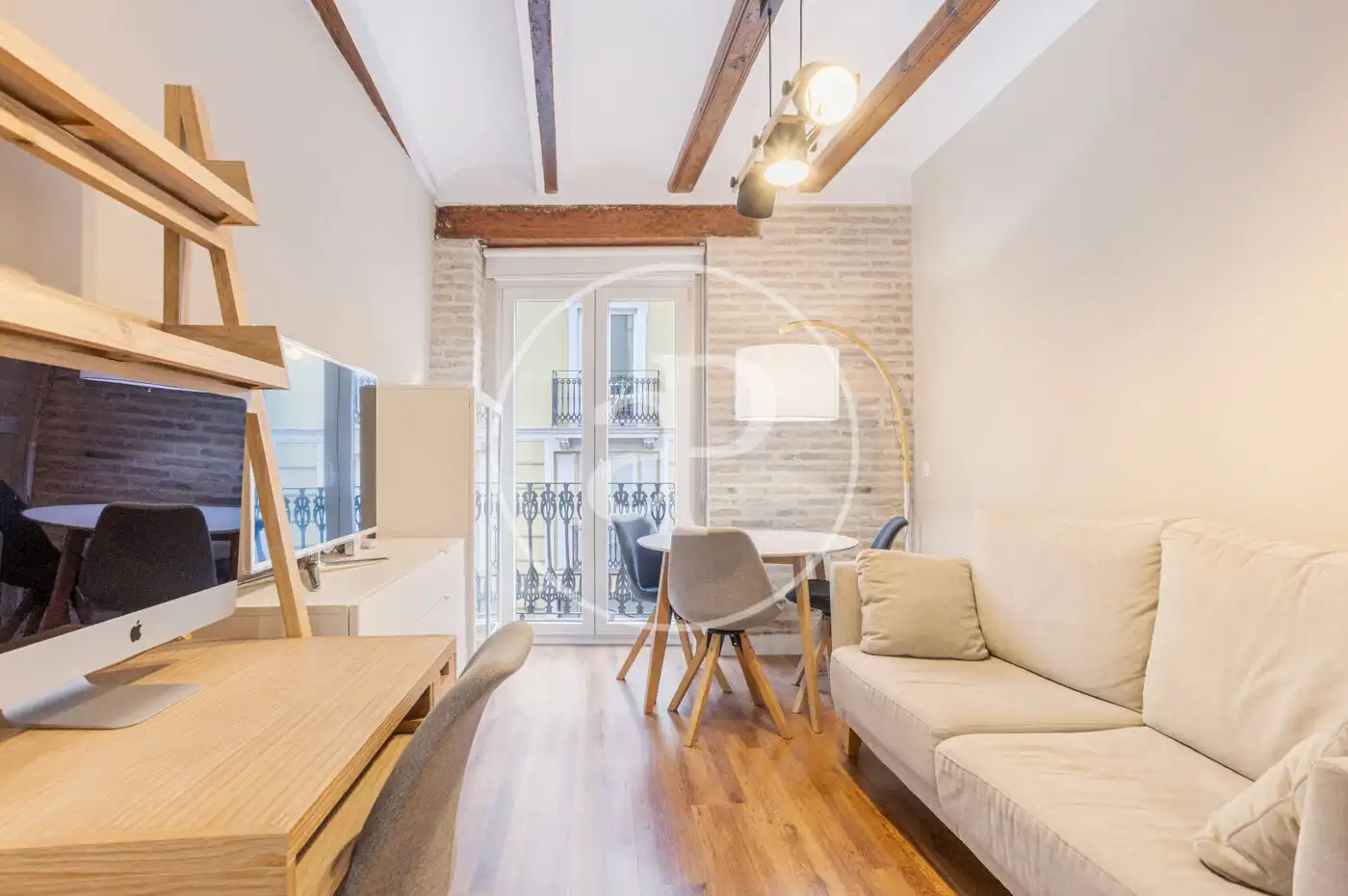 Sala de estar de Piso de alquiler en Valencia con Aire acondicionado, Calefacción y Amueblado