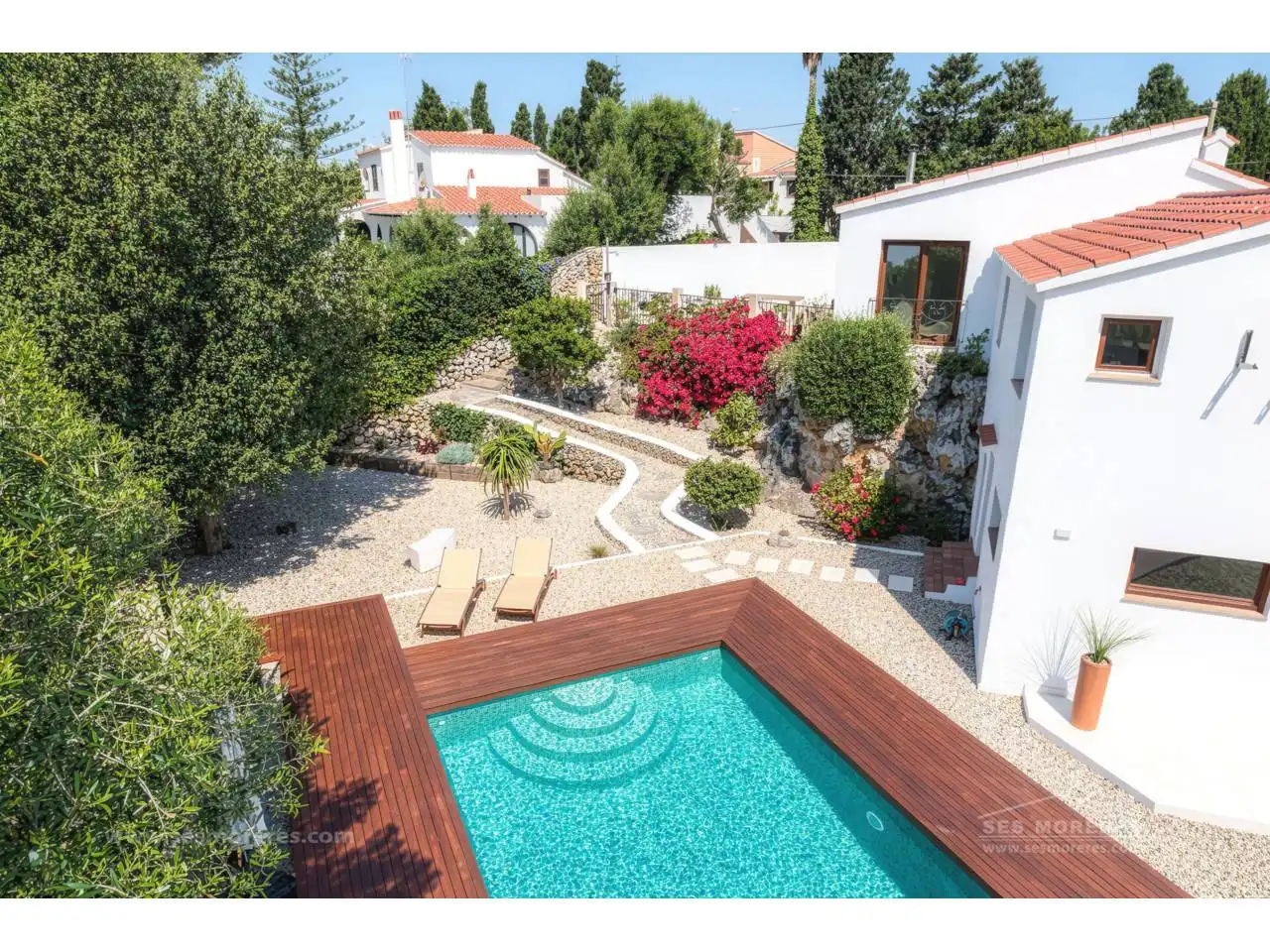 Terraza de Casa o chalet en venta en Es Castell con Calefacción, Jardín privado y Terraza