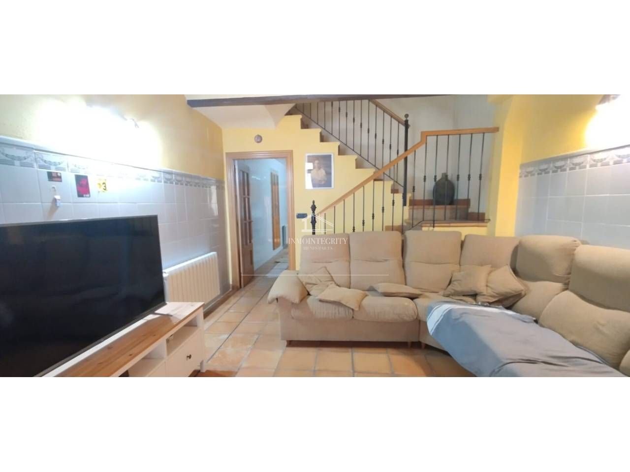 Sala d'estar de Casa o xalet en venda en Borriol amb Calefacció, Terrassa i Moblat